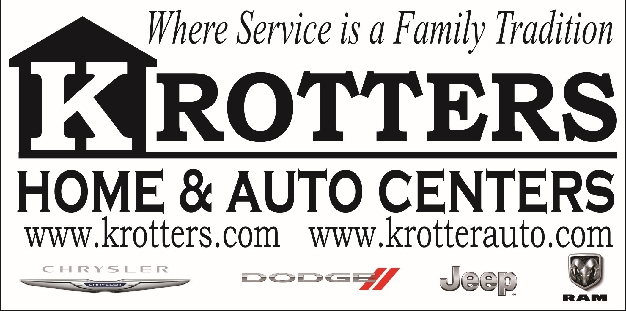 krotters logo white